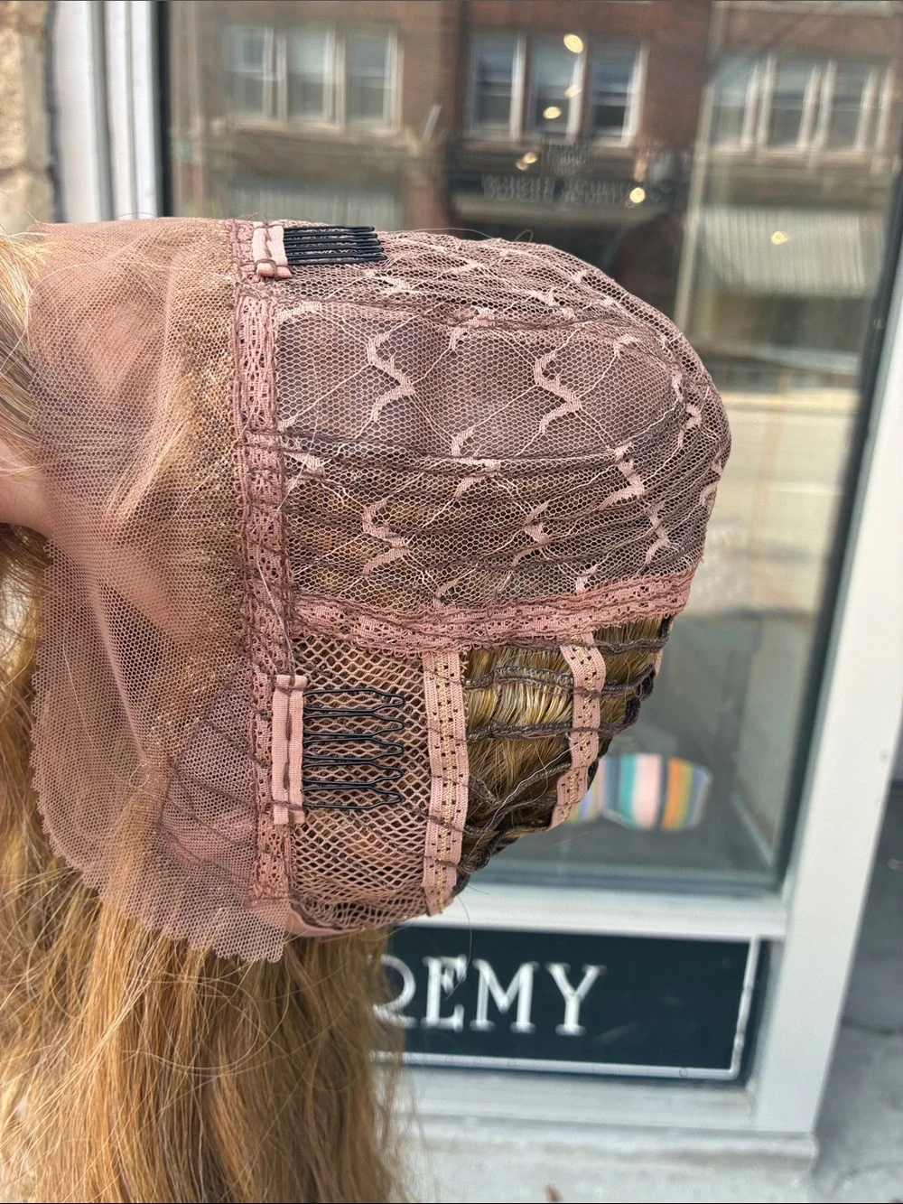 Long Wavy Wig - Honey Blonde